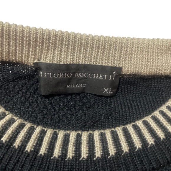 Vittorio‎ Rocchetti Milano XL Crew Neck Long Sleeve Sweater - Picture 2 of 5
